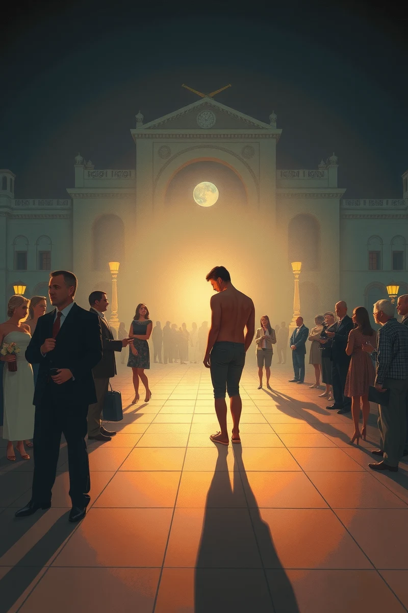 Naked at a Wedding While Trying to Hide