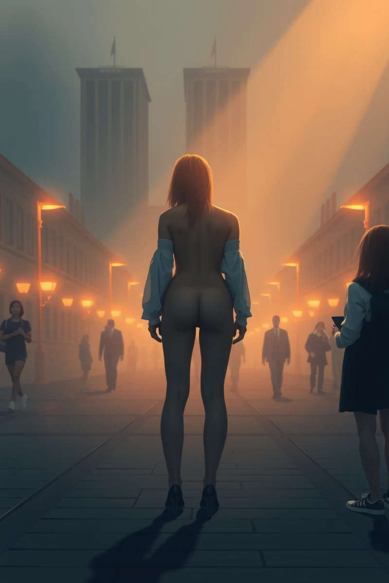 Naked at School During an Exam