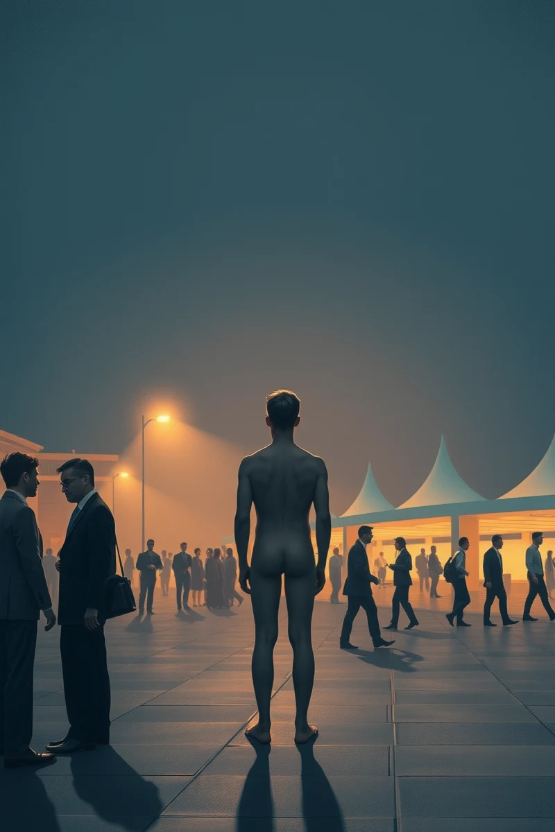 Naked at Work At a Formal Event