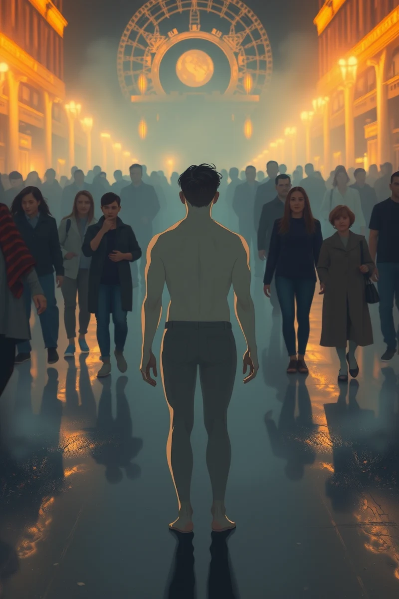 Naked in a Crowd And Waking Embarrassed