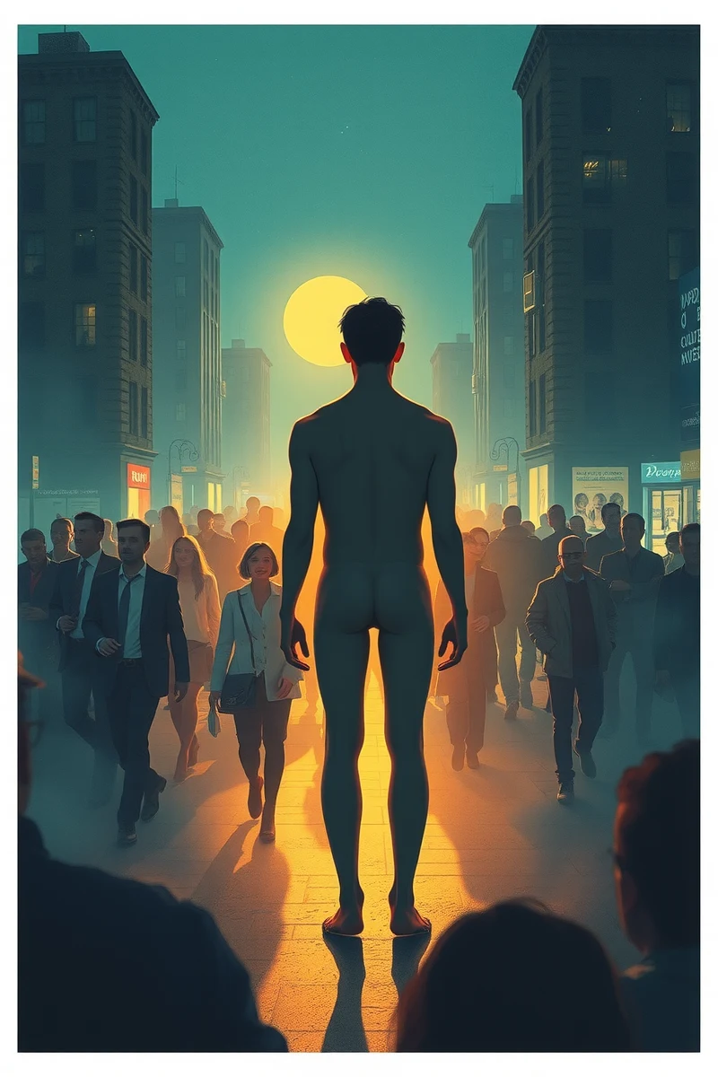Naked in a Crowd While Trying to Hide