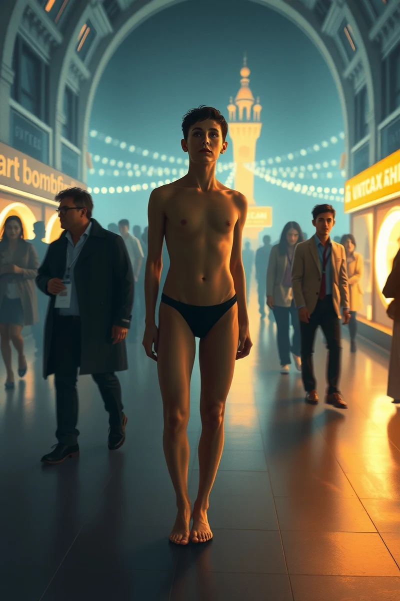 Naked in a Store At a Formal Event
