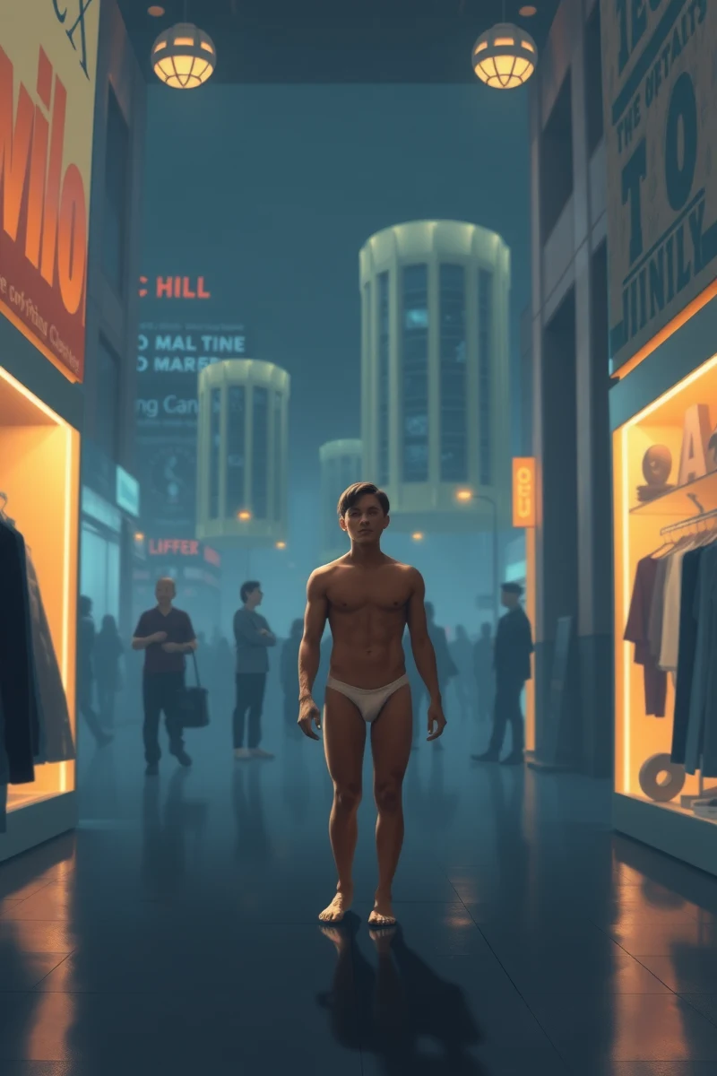 Naked in a Store While Looking for Clothes