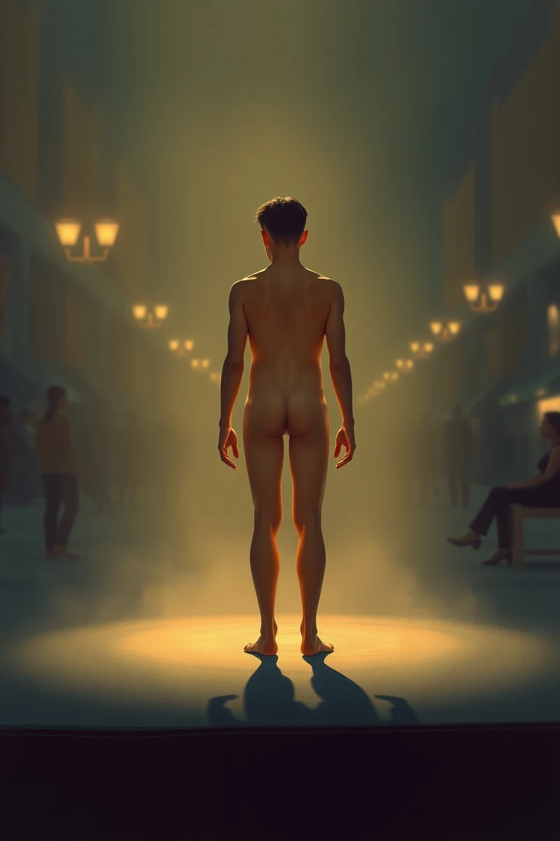 Naked on Stage With No Shame
