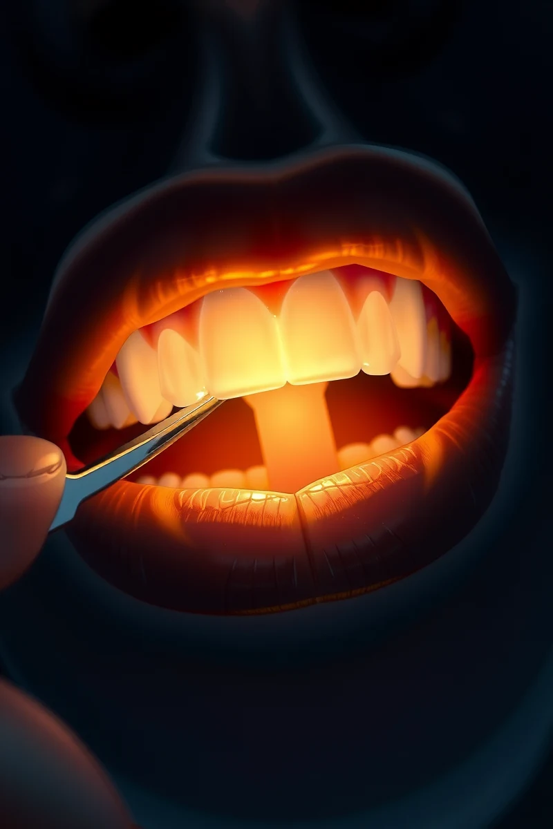 Pulling Out a Tooth Before a Date