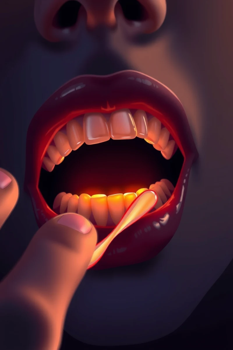 Spitting Out Teeth Before a Date
