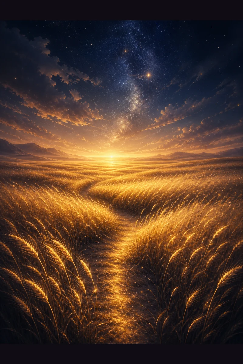 Summoning A Golden Field in a Lucid Dream