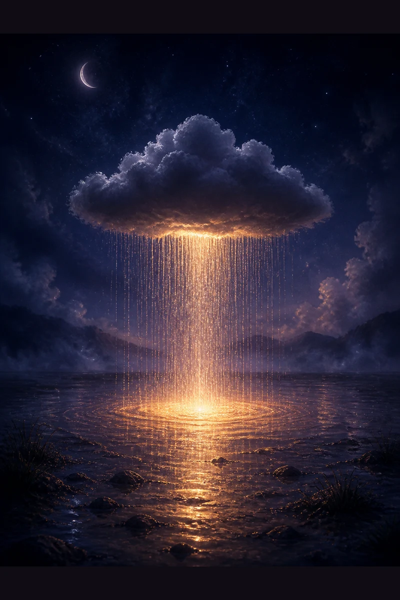 Summoning A Rain Cloud in a Lucid Dream