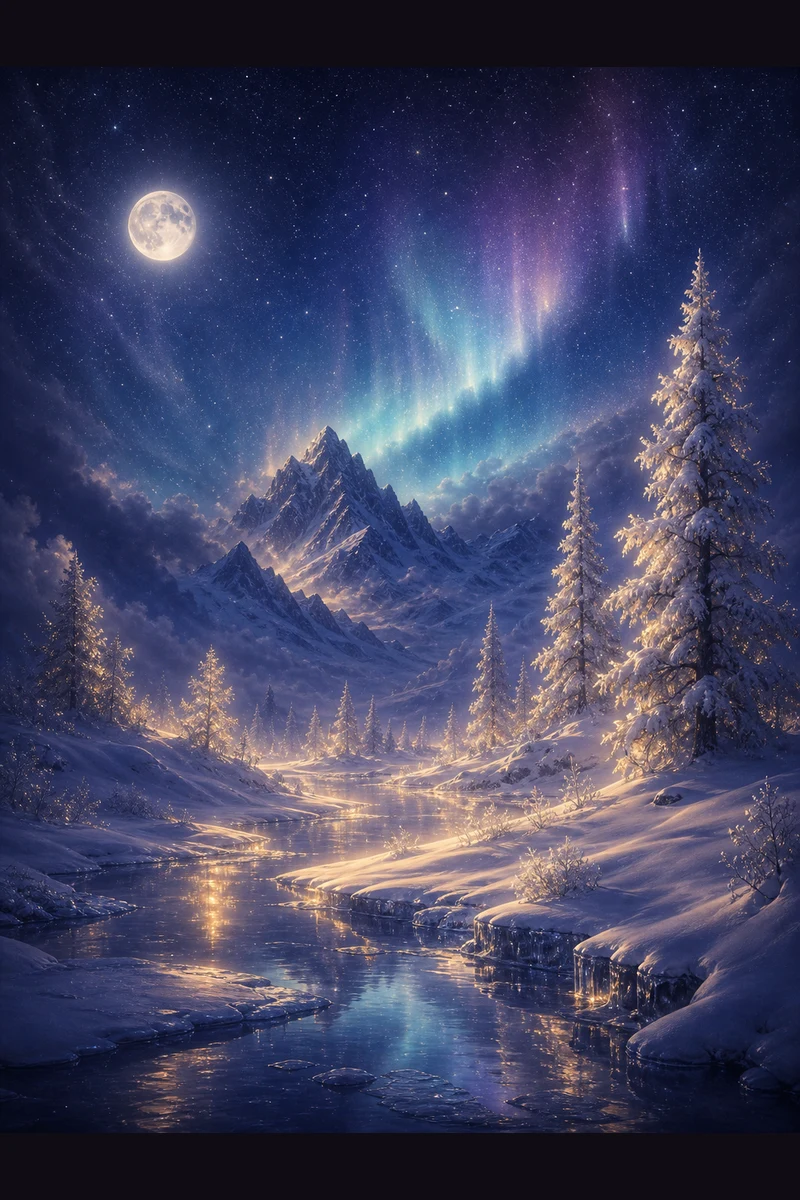 Summoning A Snow Landscape in a Lucid Dream