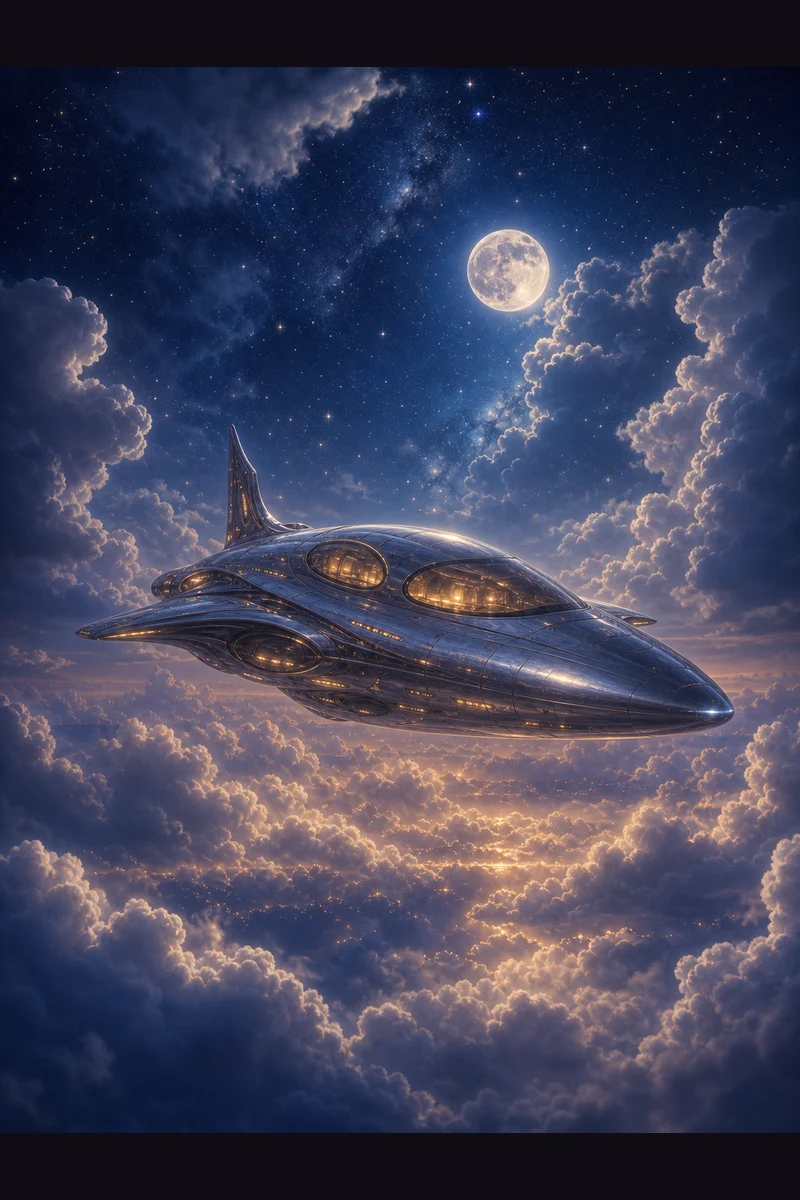 Summoning A Spaceship in a Lucid Dream