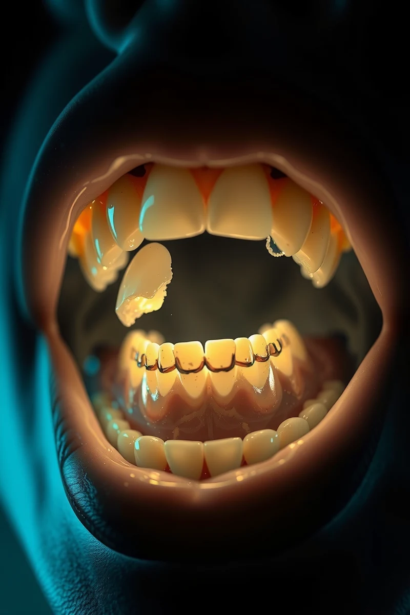 Teeth Breaking While Trying to Speak