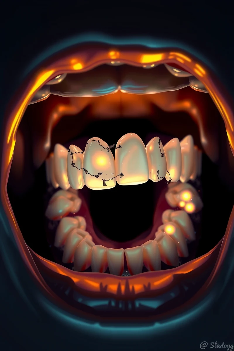 Teeth Crumbling At Work