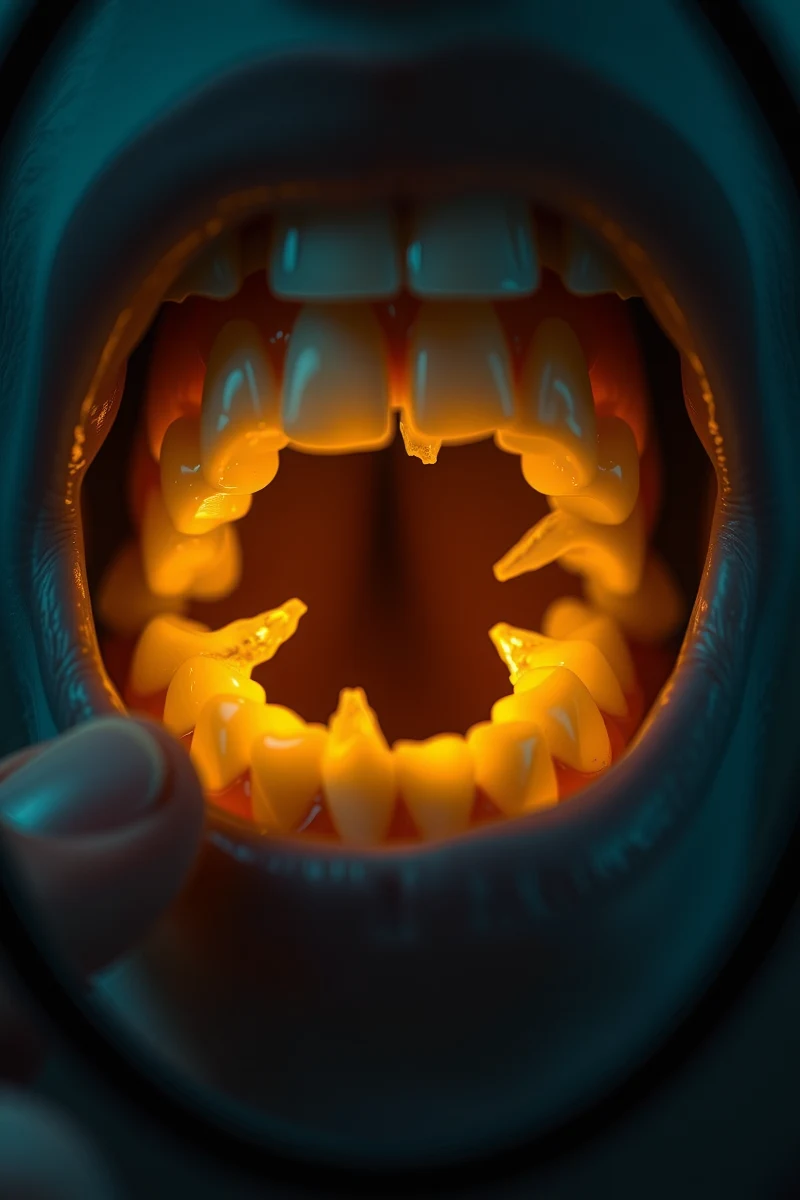 Teeth Crumbling In a Mirror