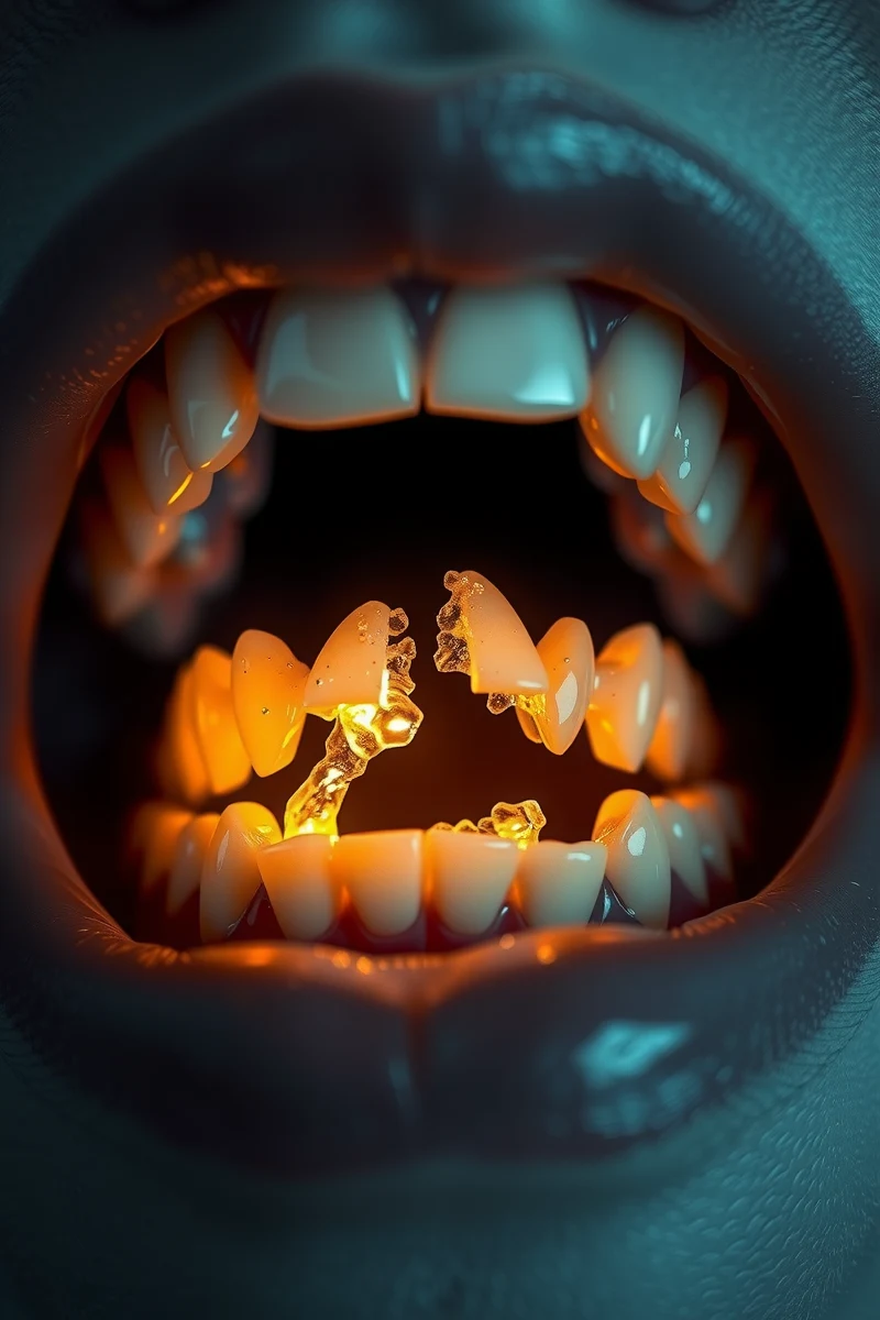 Teeth Crumbling With Shame