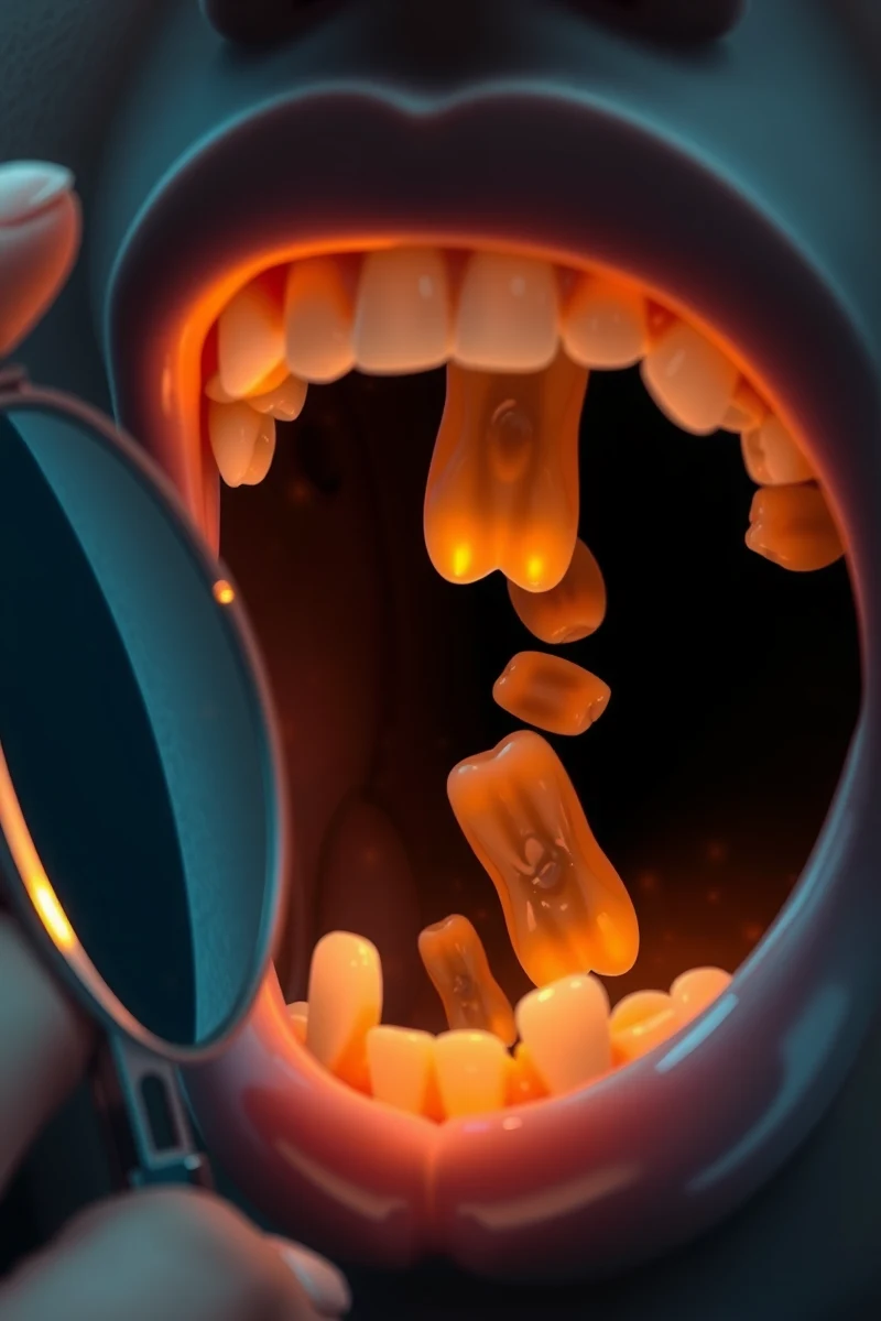 Teeth Falling Out In a Mirror