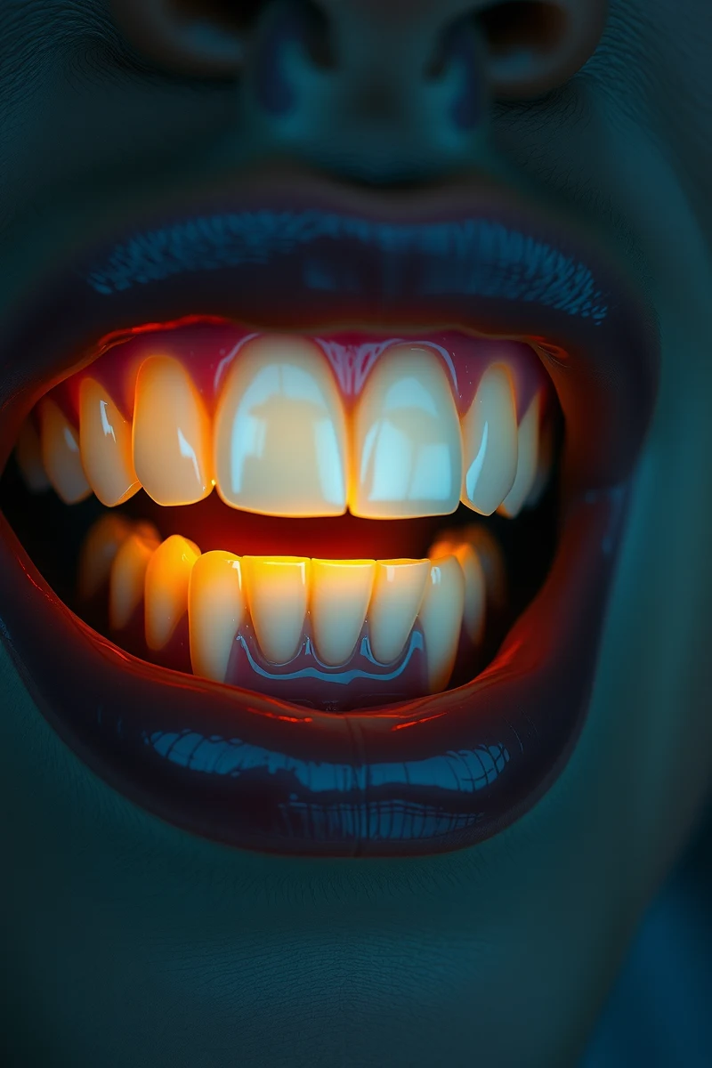 Teeth Turning Black With Shame