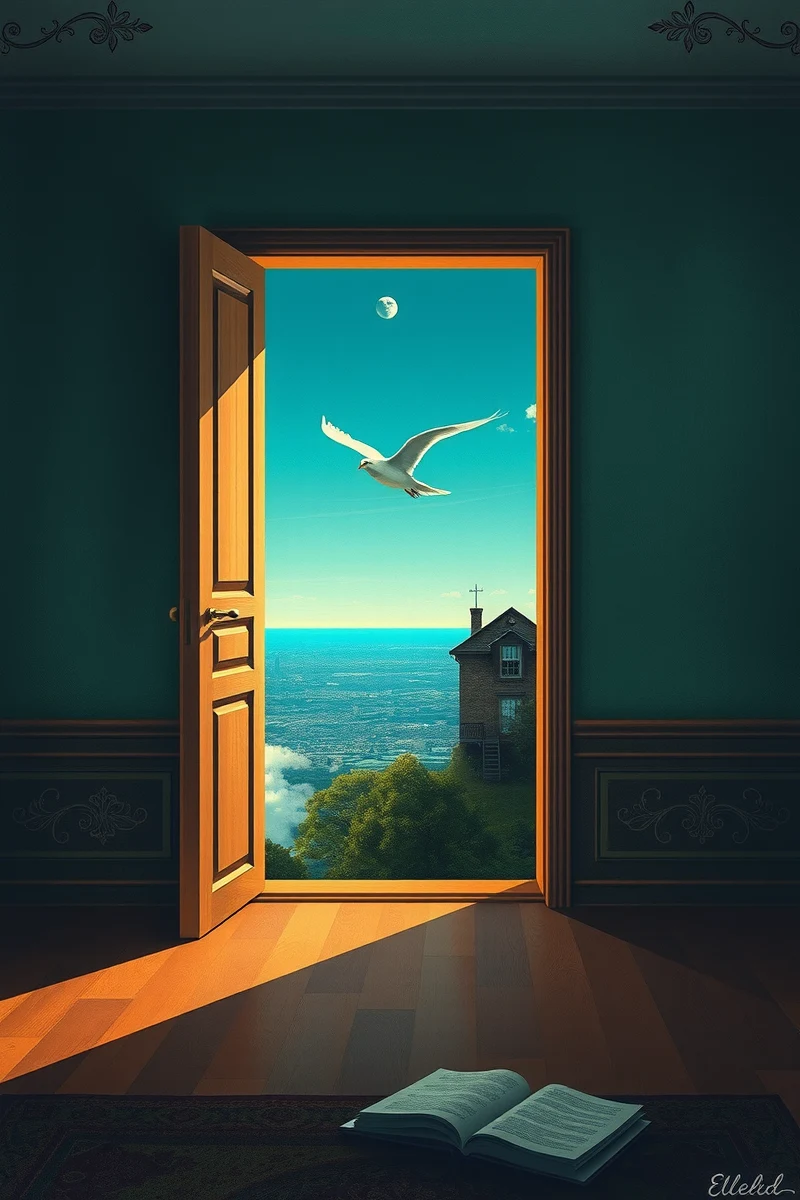 The dream did not have a plot, only a scene — A Bird Made Of Glass In A City Folded Like Paper