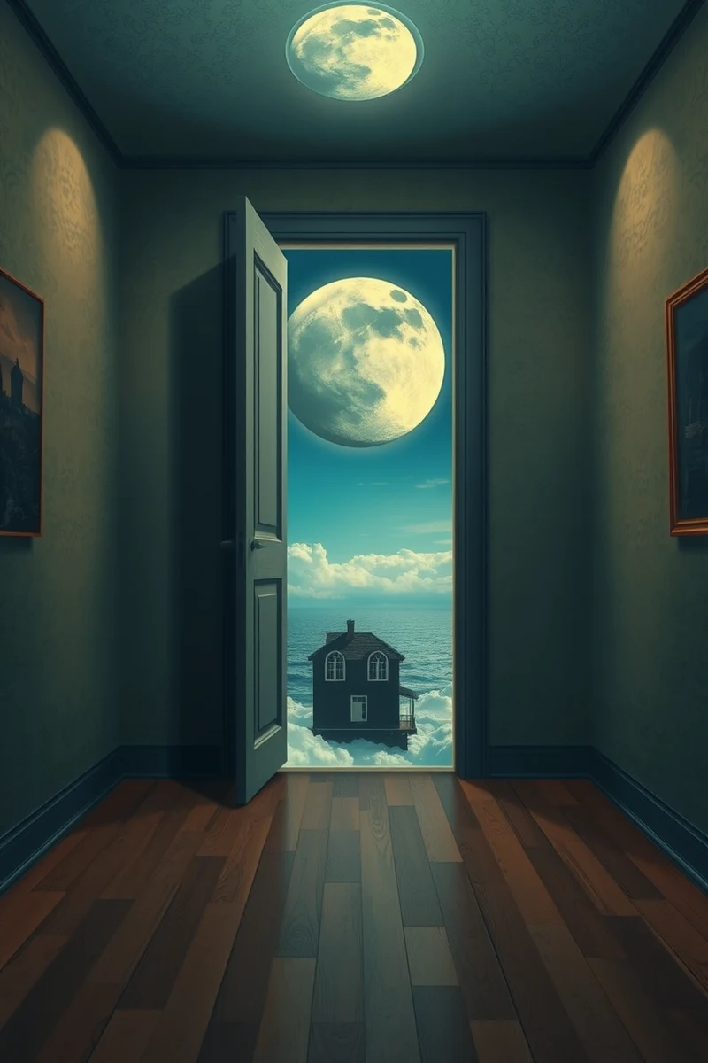 The dream did not have a plot, only a scene — A Moon Inside A Bowl Inside A Silent Museum