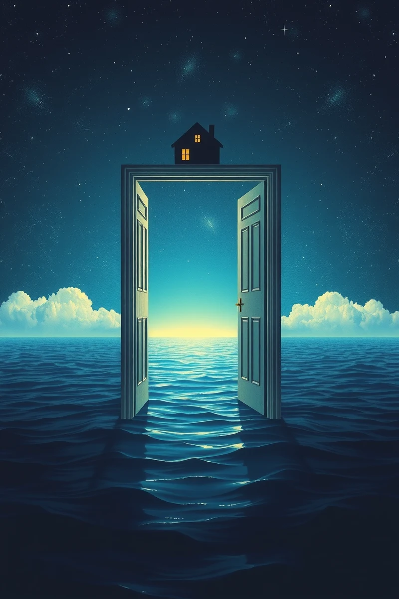 The dream did not have a plot, only a scene — A Room Filled With Stars At The Bottom Of A Bright Sea
