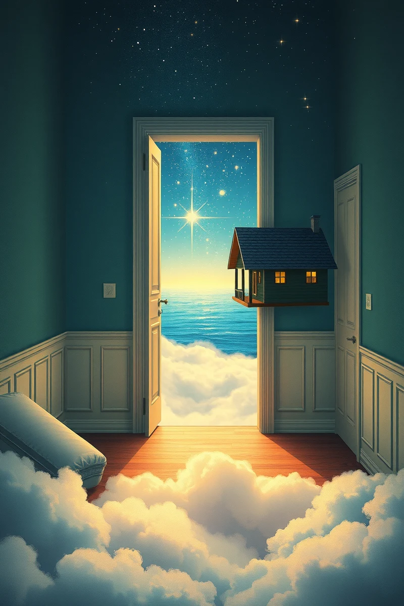The dream did not have a plot, only a scene — A Room Filled With Stars In A Forest Of Doors