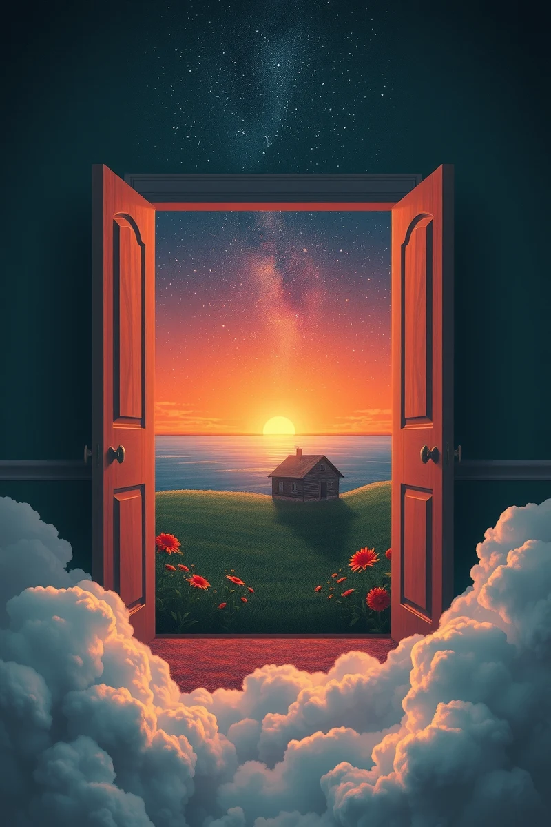 The dream did not have a plot, only a scene — A Room Filled With Stars In A Garden With No Ground