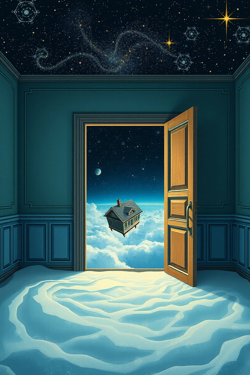The dream did not have a plot, only a scene — A Room Filled With Stars In A Kitchen Full Of Snow