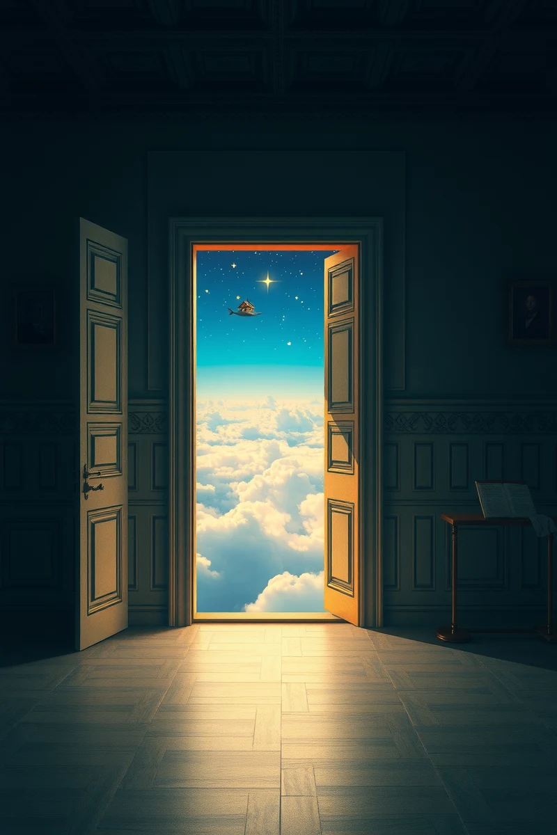 The dream did not have a plot, only a scene — A Room Filled With Stars Inside A Silent Museum
