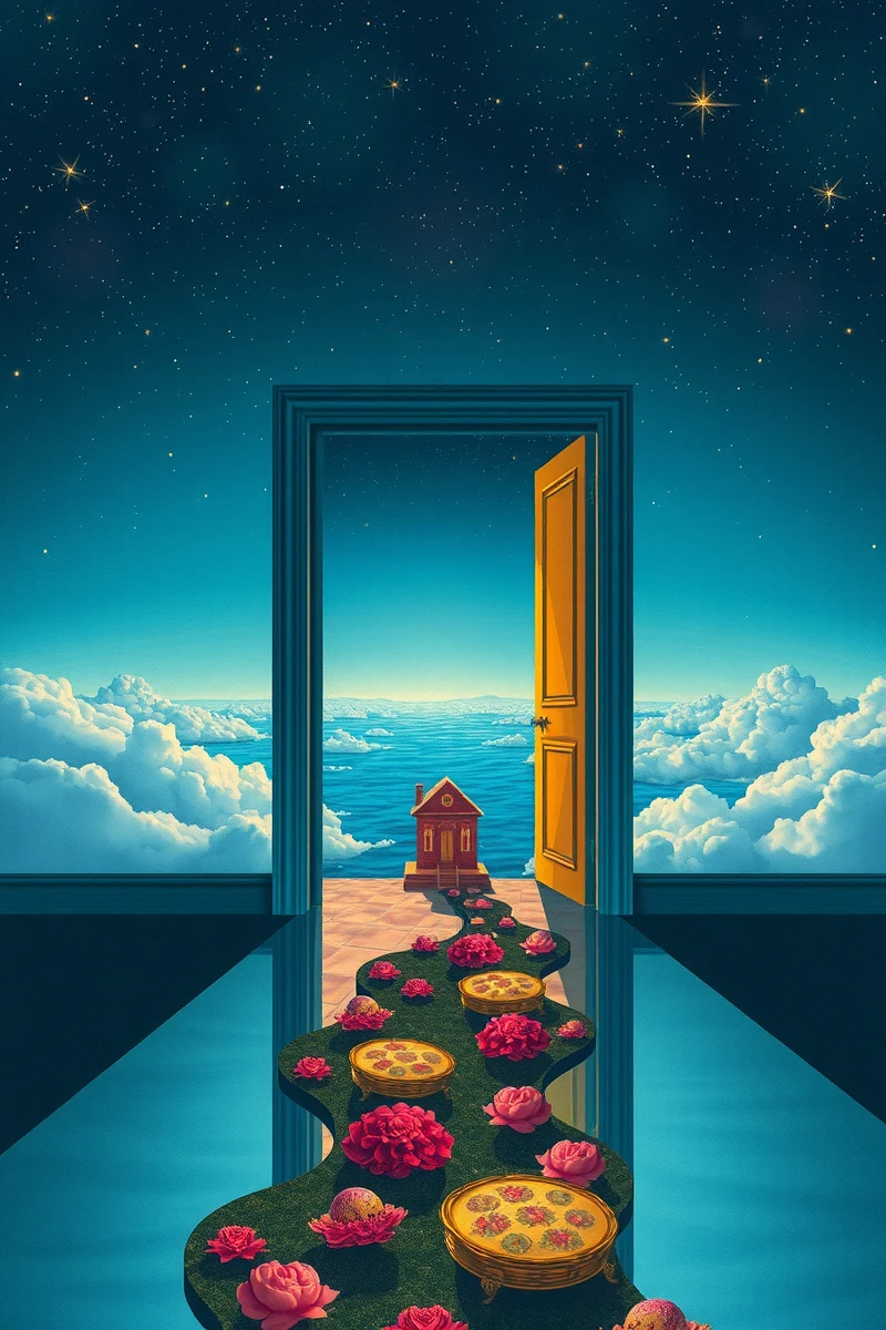 The dream did not have a plot, only a scene — A Room Filled With Stars On A Road Made Of Glass