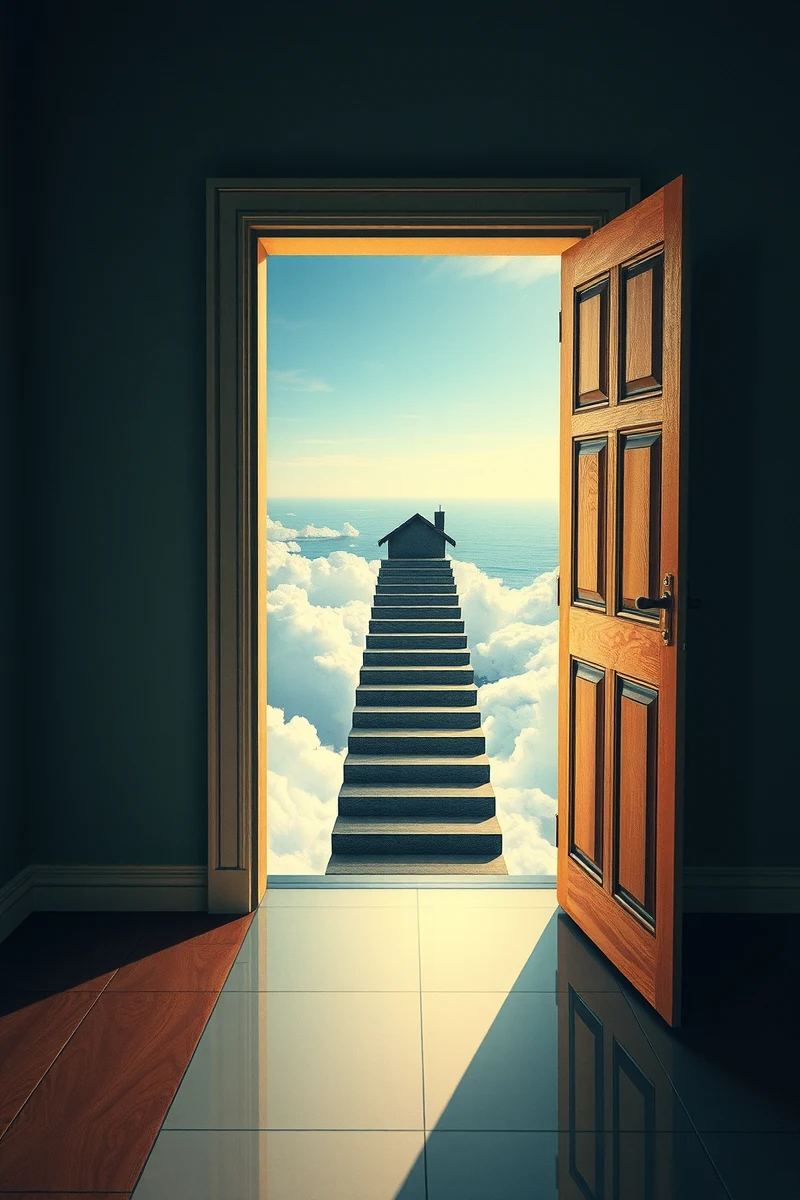 The dream did not have a plot, only a scene — A Staircase Into A Cloud On A Road Made Of Glass