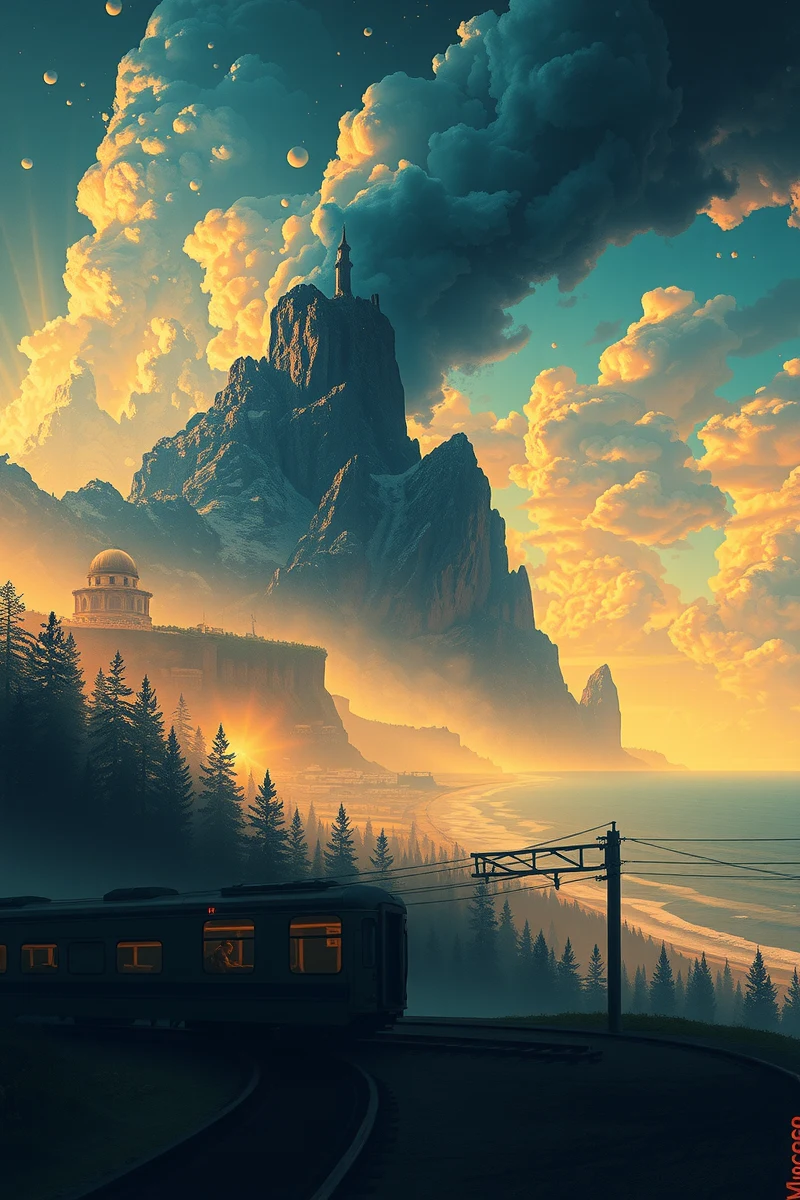 The dream lasted so long that it felt like a whole day had pas — A Book That Wrote Itself A Train Station