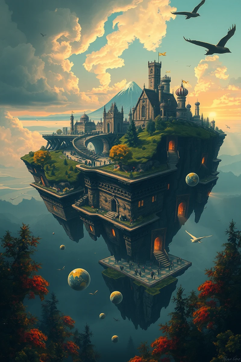 The dream lasted so long that it felt like a whole day had pas — A Changing Map A Forest With Doors