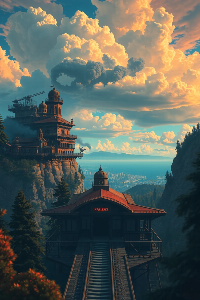 The dream lasted so long that it felt like a whole day had pas — A Compass Spinning Slowly A Train Station