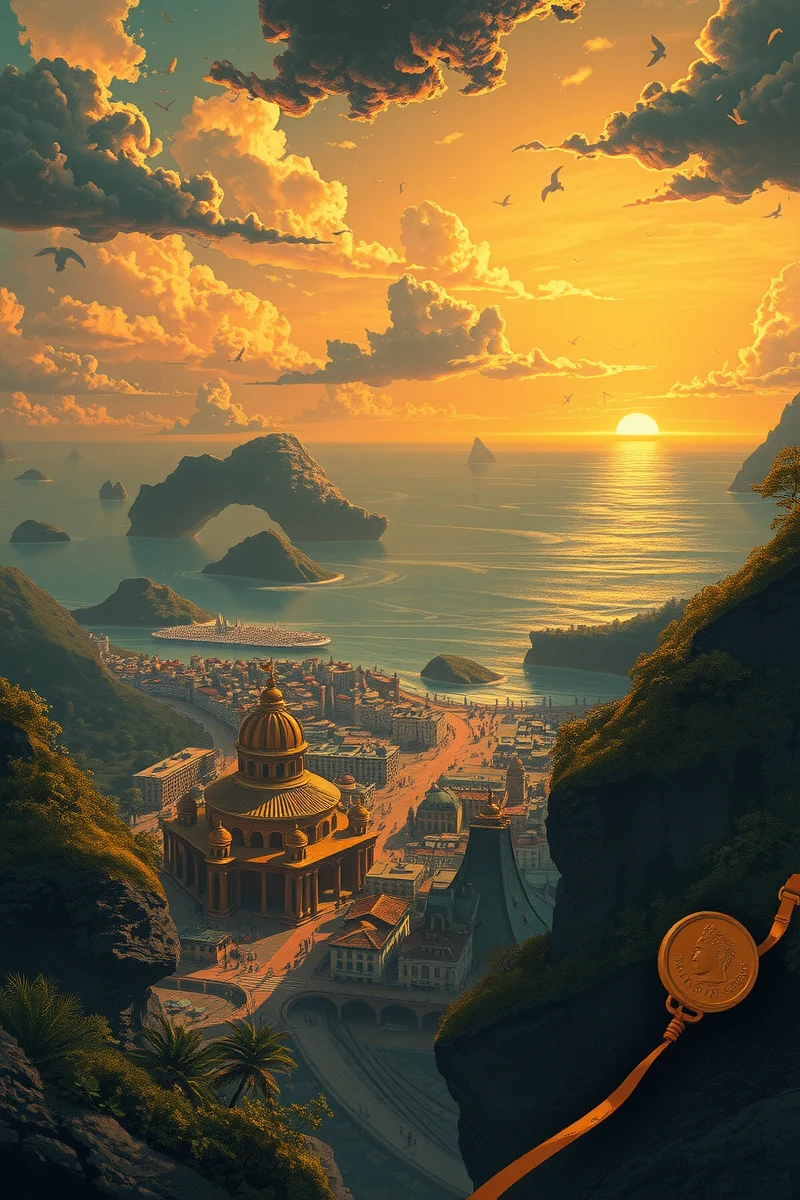 The dream lasted so long that it felt like a whole day had pas — A Golden Coin A Desert Market