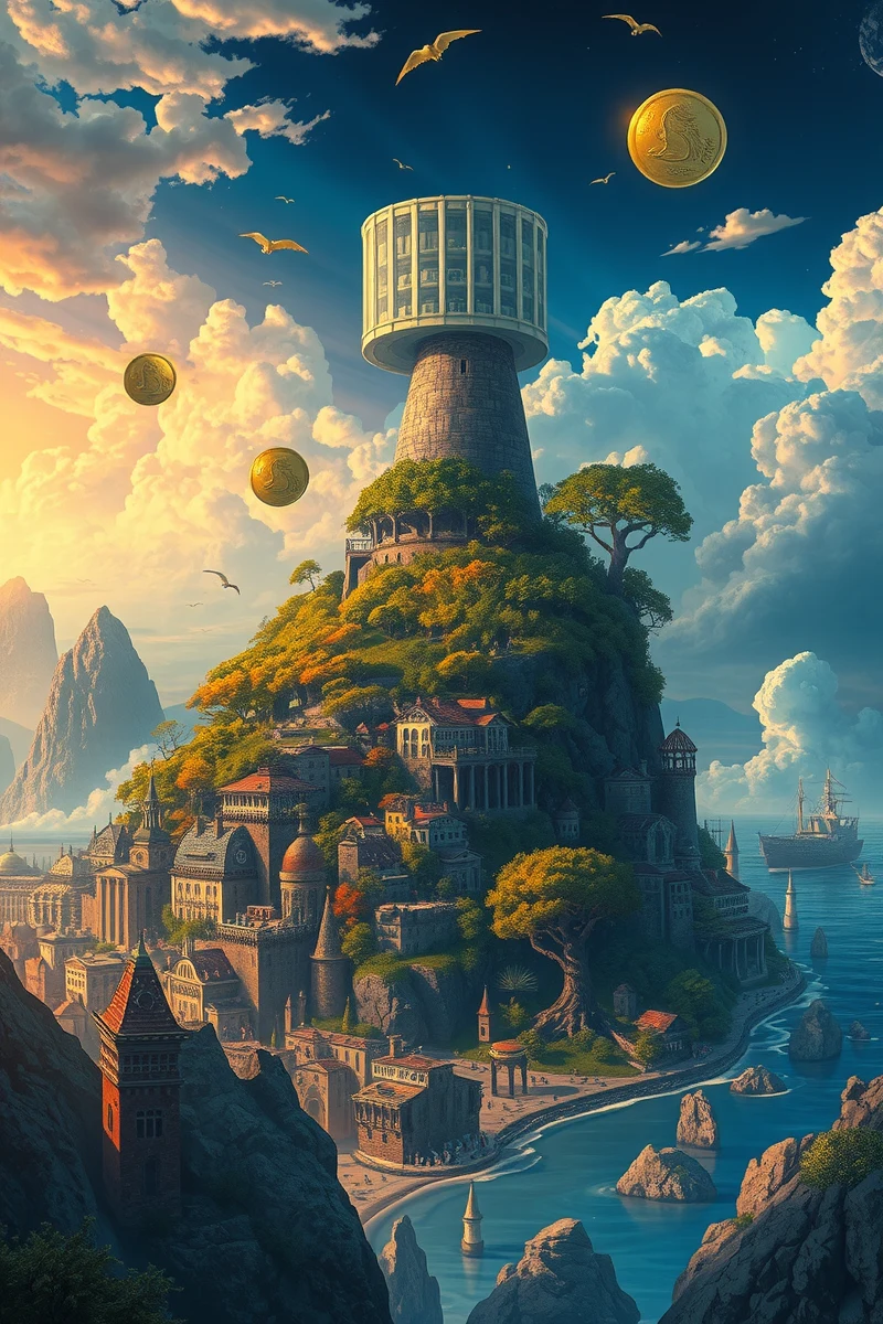 The dream lasted so long that it felt like a whole day had pas — A Golden Coin An Island With No Boats