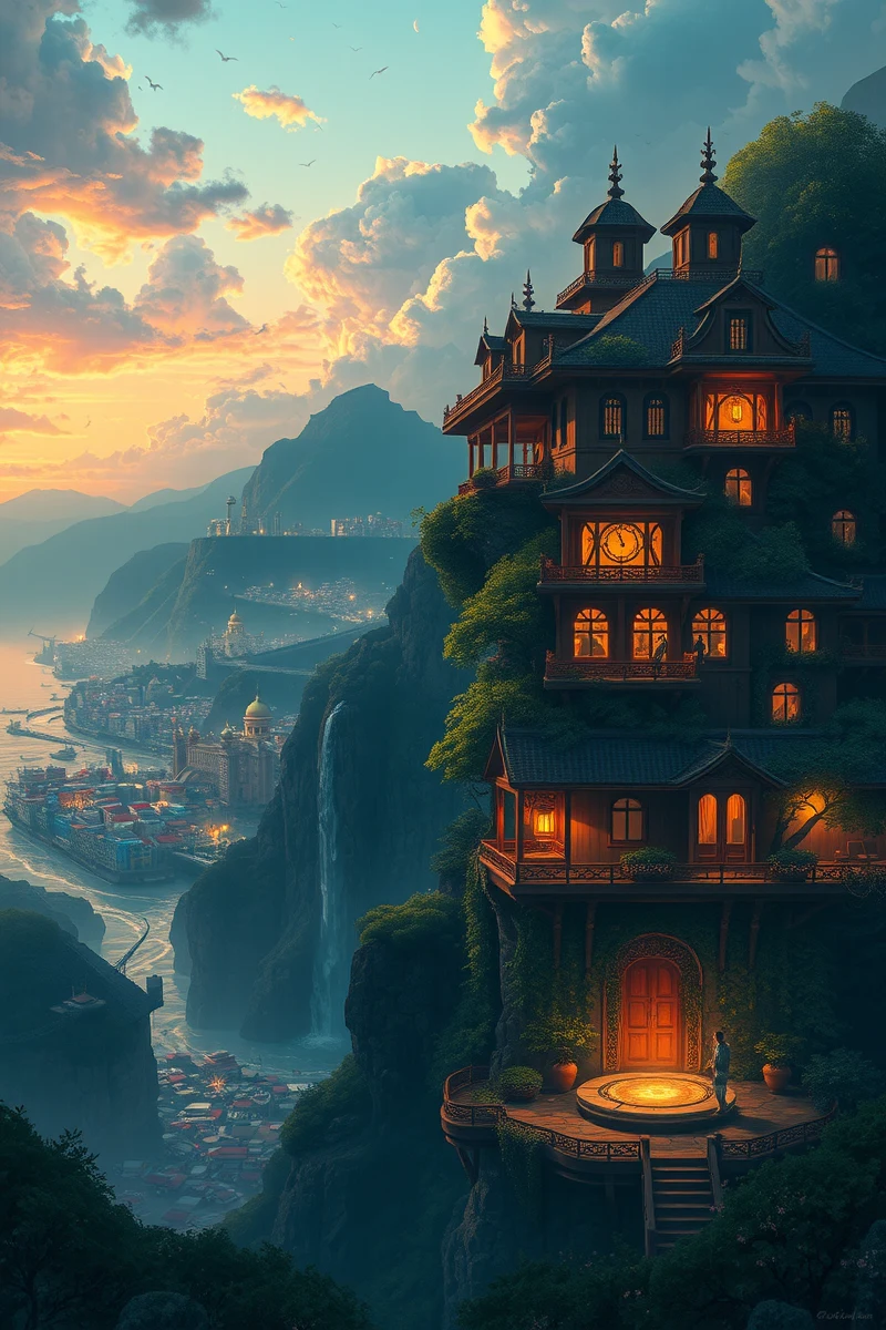 The dream lasted so long that it felt like a whole day had pas — A Lantern A Hotel That Rearranged Itself