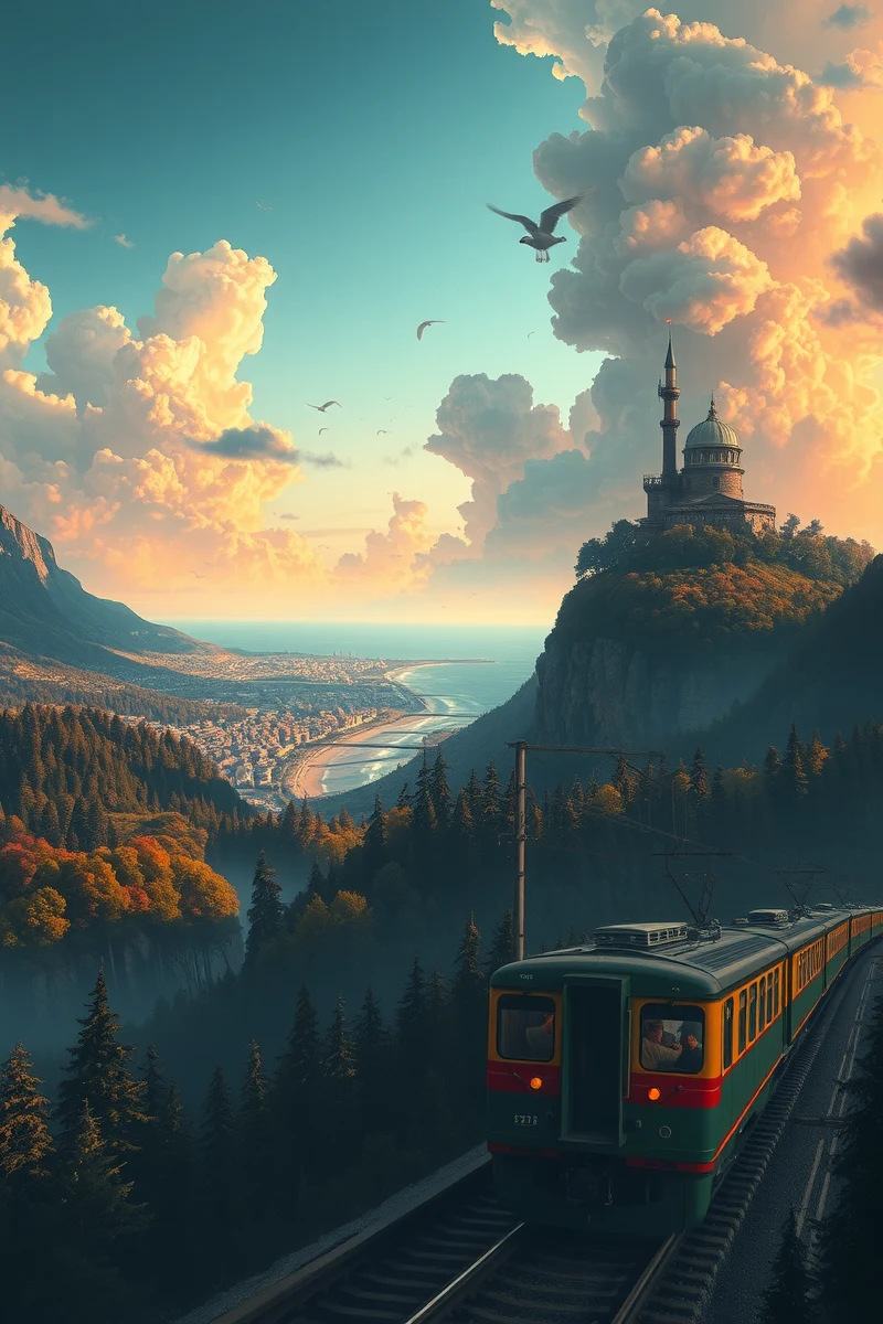 The dream lasted so long that it felt like a whole day had pas — A Passport With No Photo A Train Station
