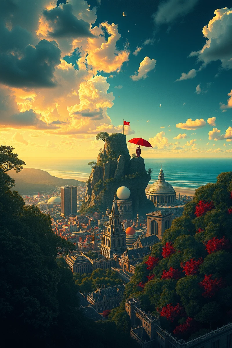 The dream lasted so long that it felt like a whole day had pas — A Red Umbrella A City Under Glass