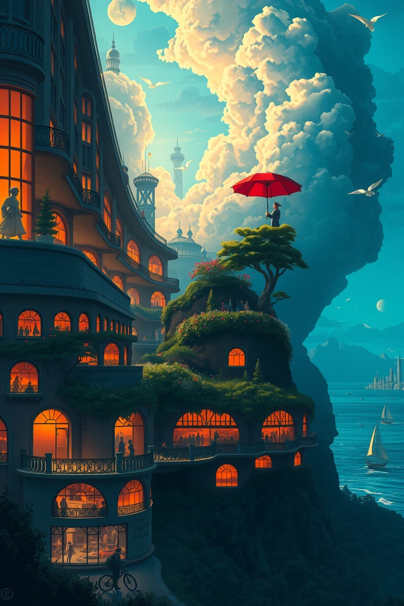 The dream lasted so long that it felt like a whole day had pas — A Red Umbrella A Hospital That Became A Theater