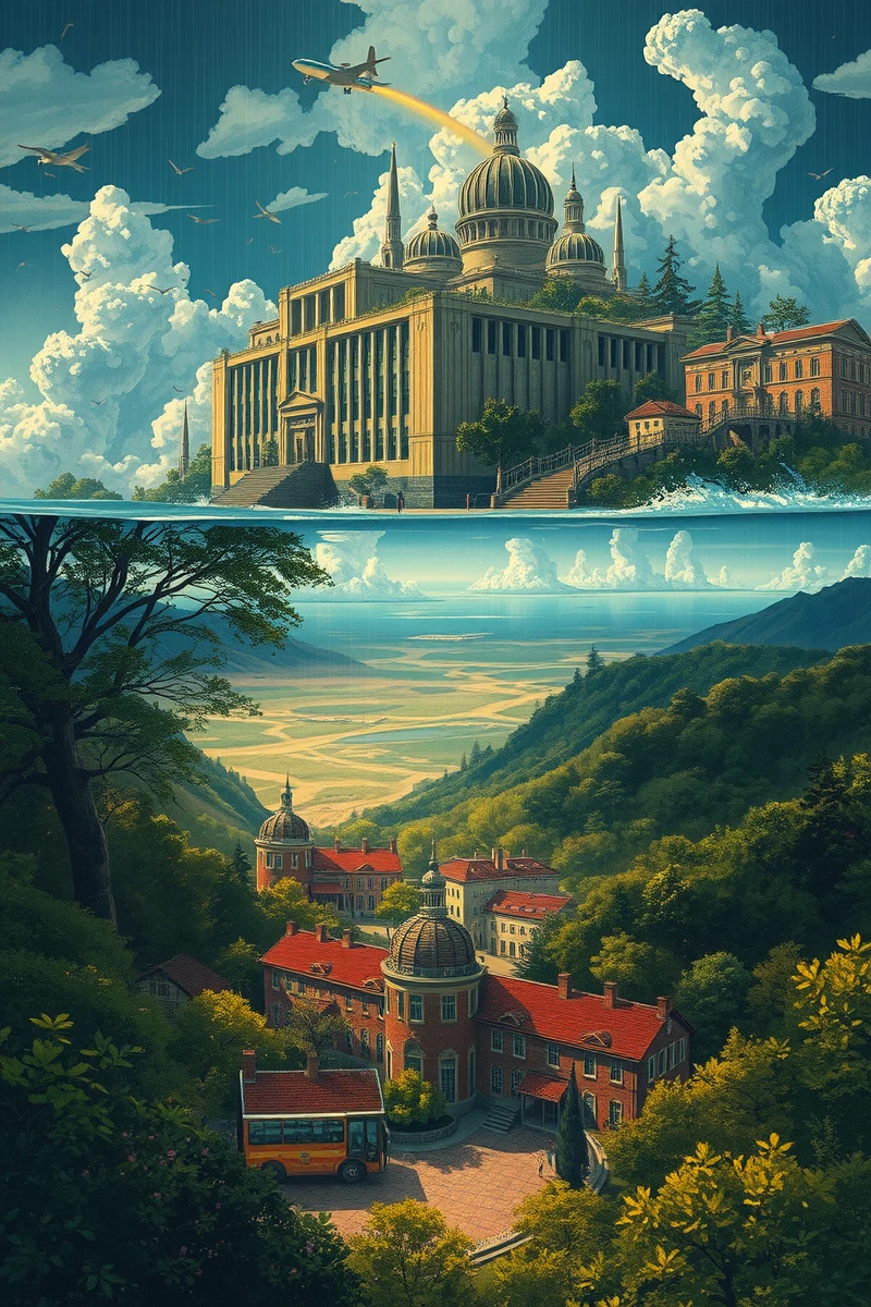 The dream lasted so long that it felt like a whole day had pas — A Suitcase Full Of Rain A School That Became A Museum