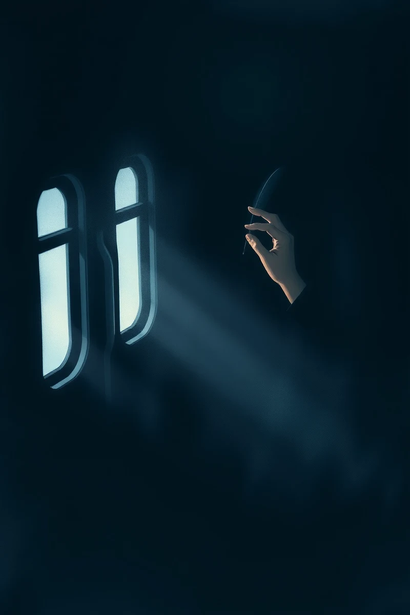 There was only one image — A Black Feather An Empty Train Car