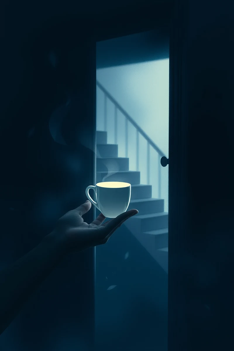There was only one image — A Glowing Cup A Silent Bedroom