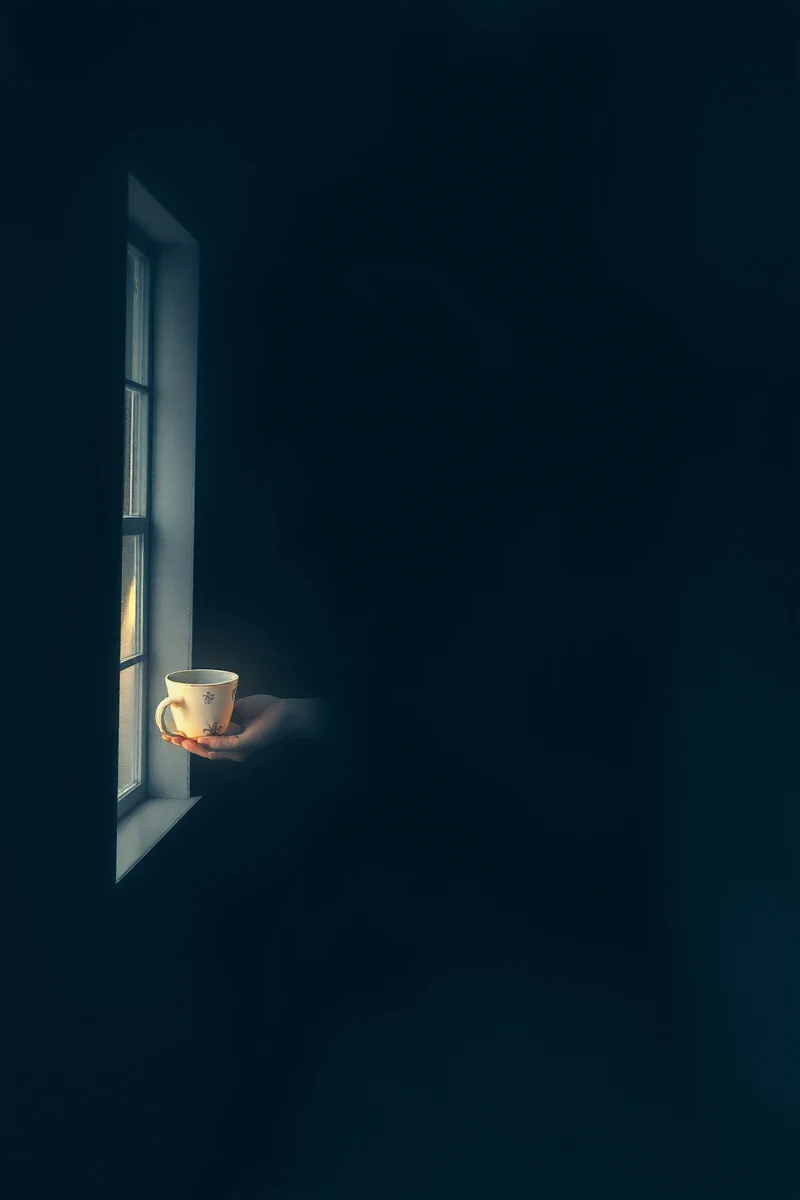There was only one image — A Glowing Cup A Windowless Room