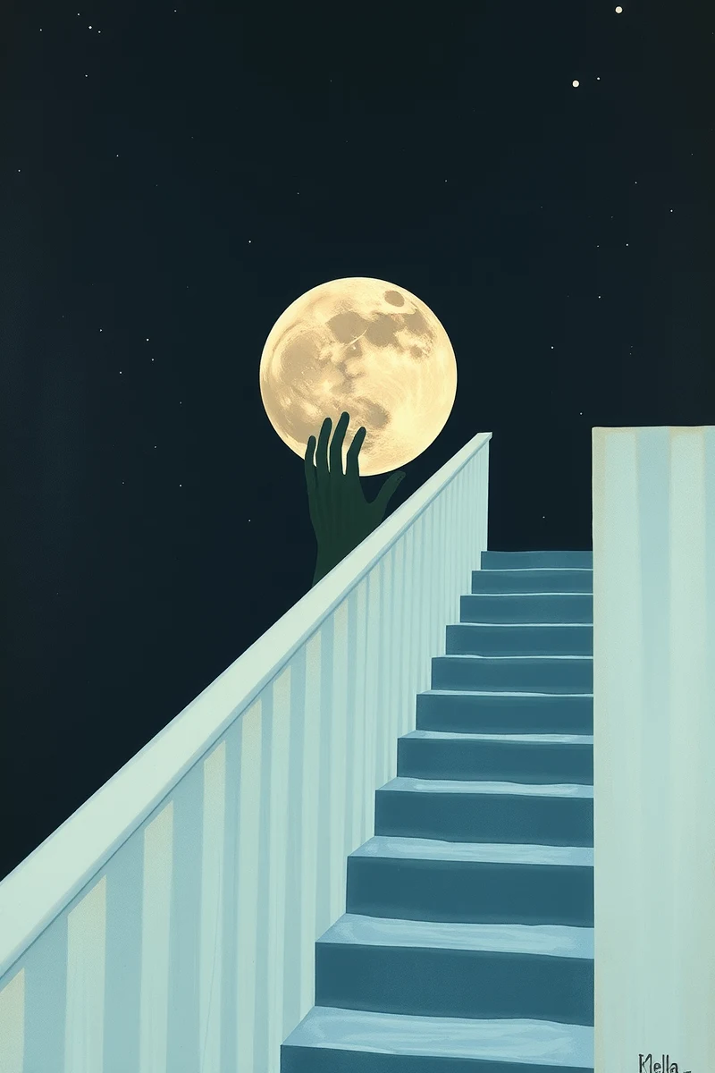 There was only one image — A Paper Moon A Field Under Snow