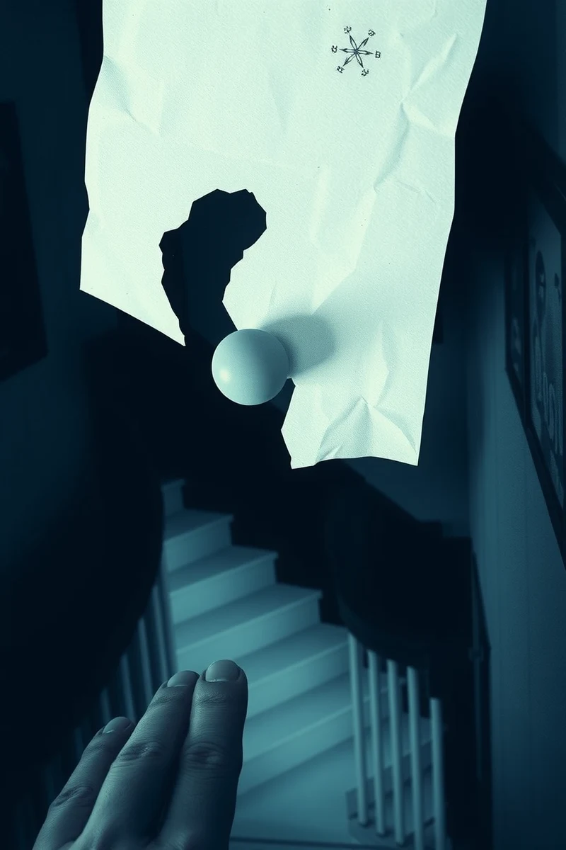 There was only one image — A Paper Moon A White Hallway