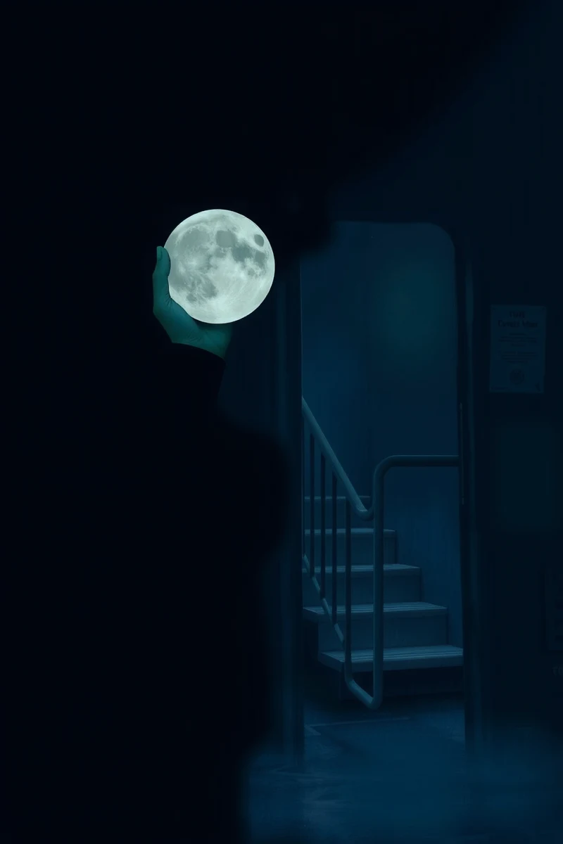 There was only one image — A Paper Moon An Empty Train Car
