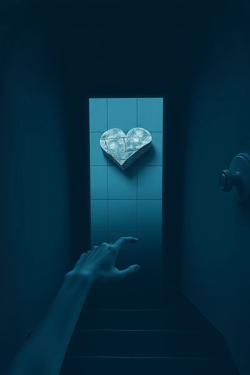 There was only one image — A Stone Heart A Blue Bathroom