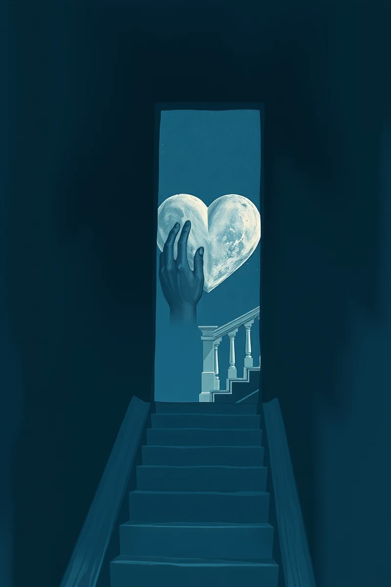 There was only one image — A Stone Heart A Library Aisle
