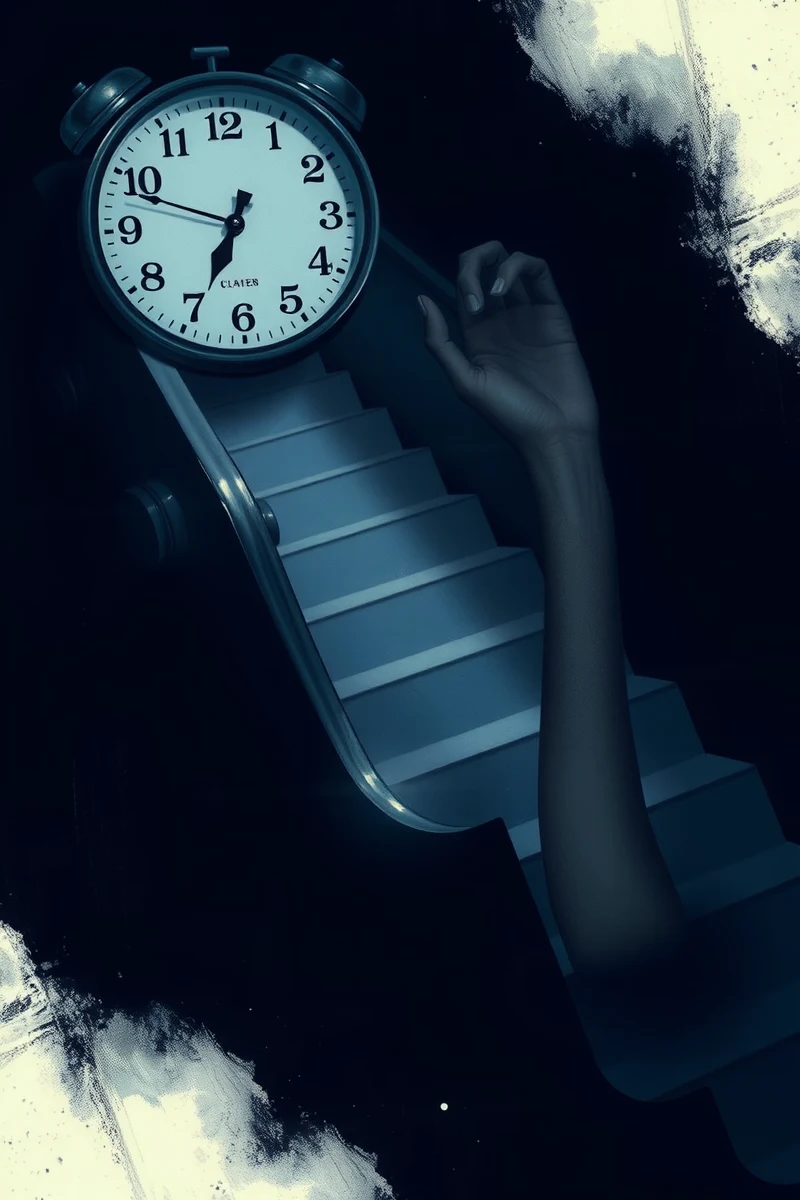 There was only one image — A Stopped Clock An Empty Train Car