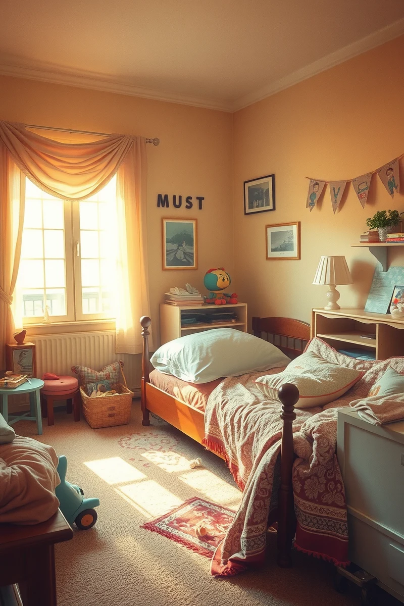 This is one of the first dreams I remember from childhood — A Blanket My Childhood Bedroom