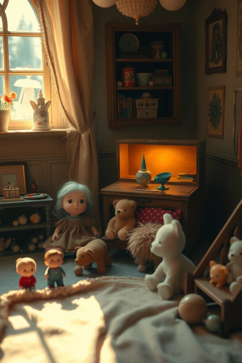 This is one of the first dreams I remember from childhood — A Music Box A Garden Full Of Toys
